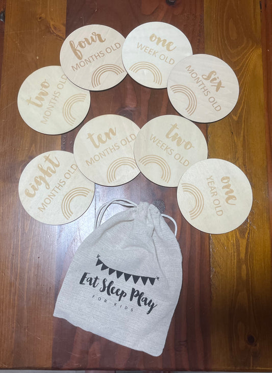 Wooden Age Milestone Disc Set