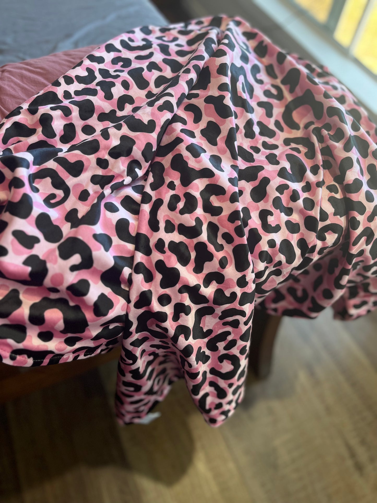 Cotton Snuggle Blanket - Pink Safari