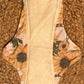 Pink Sunflowers Reusable Bamboo Cotton Cloth Pads