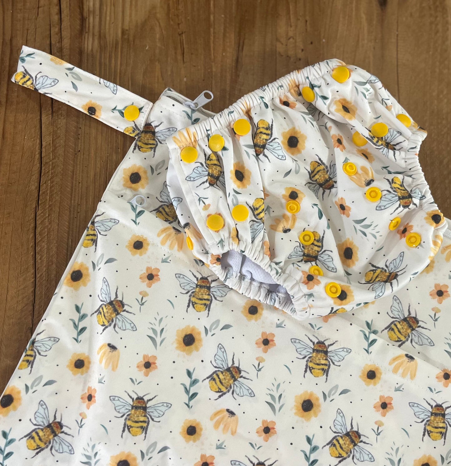 The Bees Reusable Swim Nappy