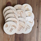 Rainbow Wooden Age Milestone Disc Set