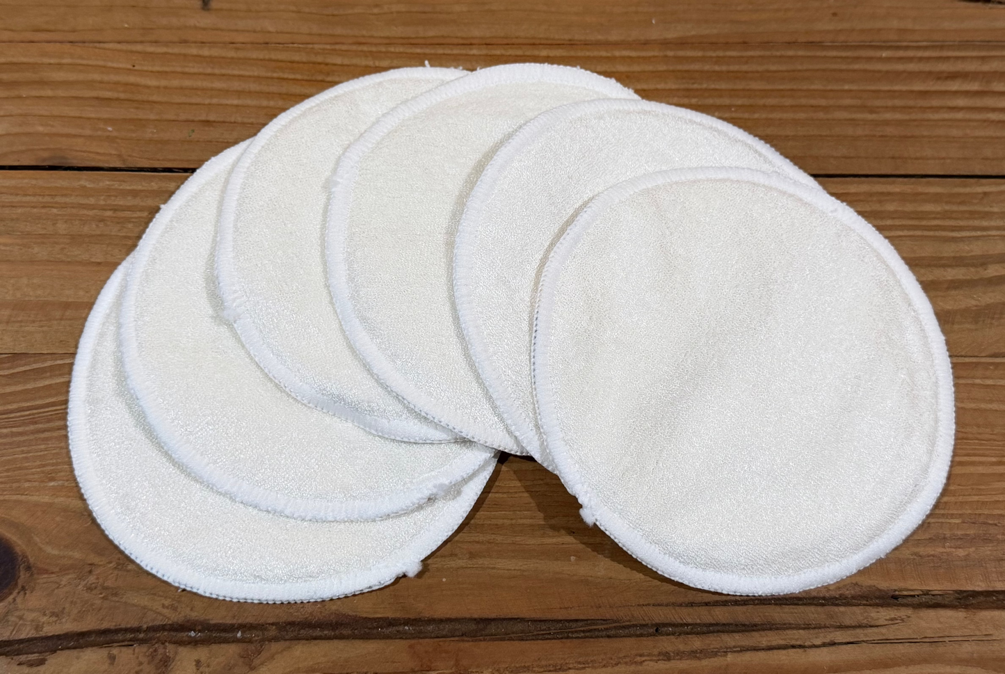Blue Sunflowers Bamboo Cotton Reusable Breast Pads