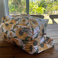 Pink Sunflowers Nappy Wet Bag POD with side zip