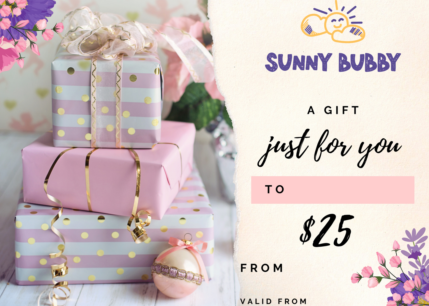 Sunny Bubby Gift Card