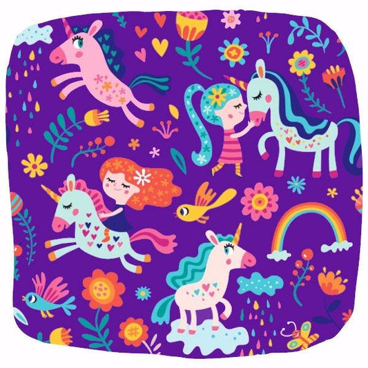 Best Friends & Rainbows Medium Wet Bag with a double PUL layer