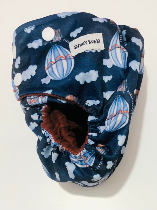 Navy Skies OSFM Coffee Fleece Pocket MCN