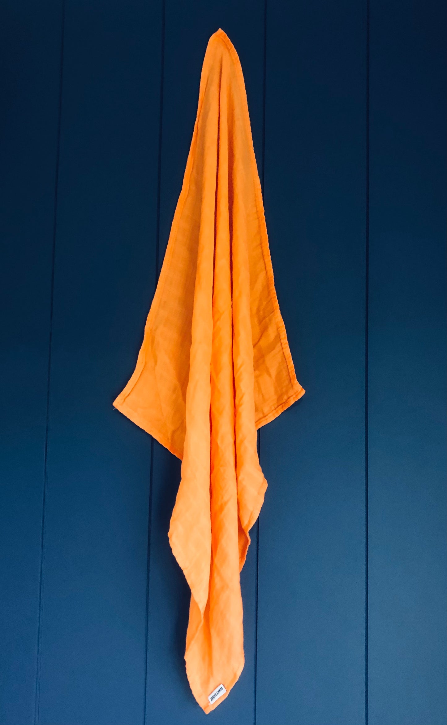 Orange Orchard Bamboo Cotton Cloth