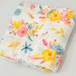 Yellow Roses Bamboo Cotton Swaddle
