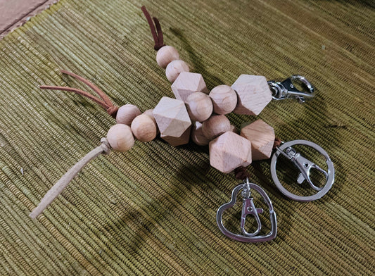 Handmade Wooden Key Chain