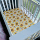 Sunflowers Bamboo & Organic Cotton Fitted Cot Sheet