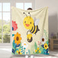 The Bumble Bees Cuddly Flannel Blanket