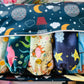 Dark Balloons Nappy Wet Bag POD