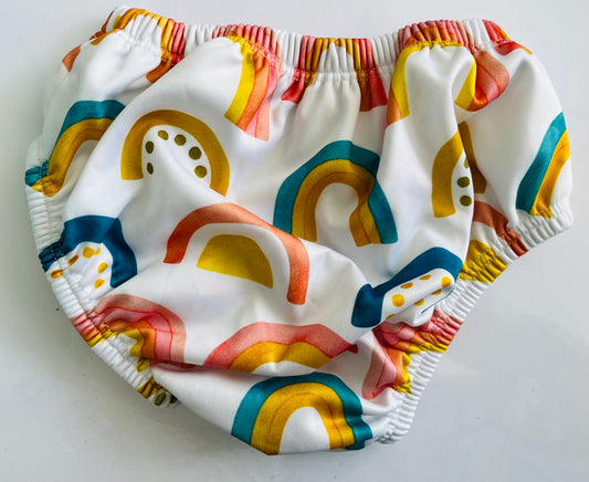 Rainbows Reusable Swim Nappy