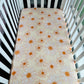 Sunflowers & Daisies 100% Organic Cotton Fitted Cot Sheet