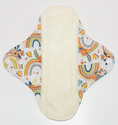 Boho Rainbows Reusable Bamboo Cotton Cloth Pads