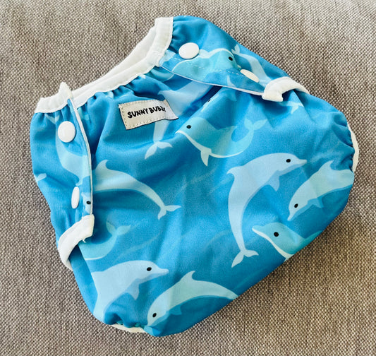 Dolphins Reusable Swim Nappy