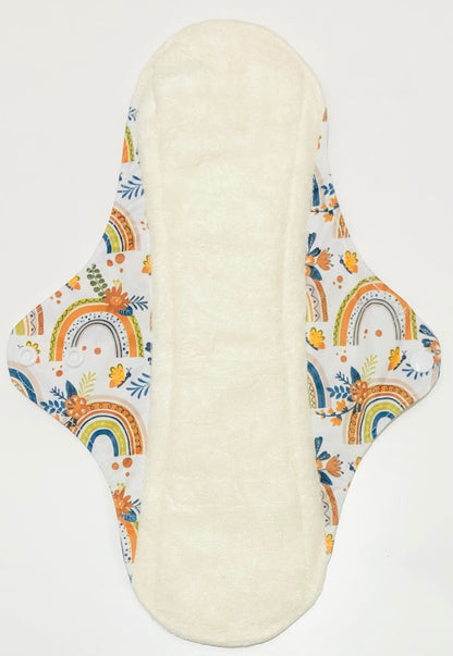 Boho Rainbows Reusable Bamboo Cotton Cloth Pads