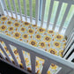 Sunflowers Bamboo & Organic Cotton Fitted Cot Sheet