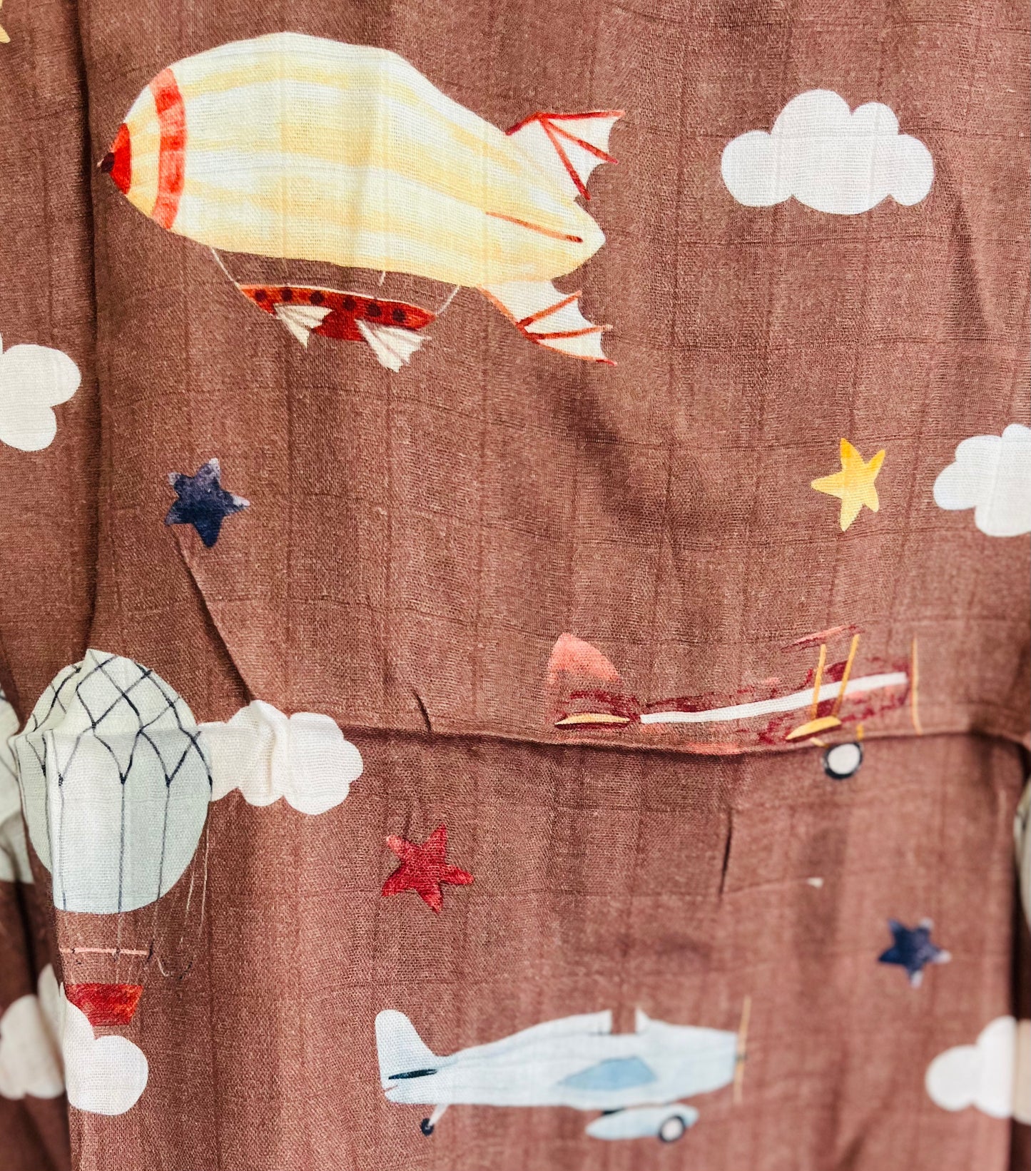 Flying High Bamboo Cotton Swaddle