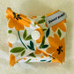 Yellow Flowers Reusable Bamboo Cotton Cloth Pads