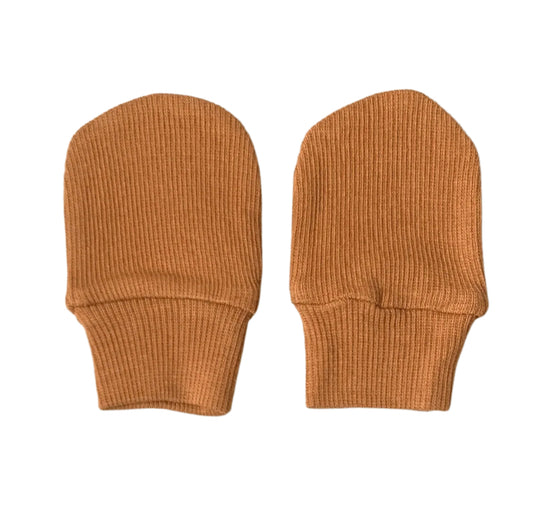 Maple Ribbed Organic Mittens