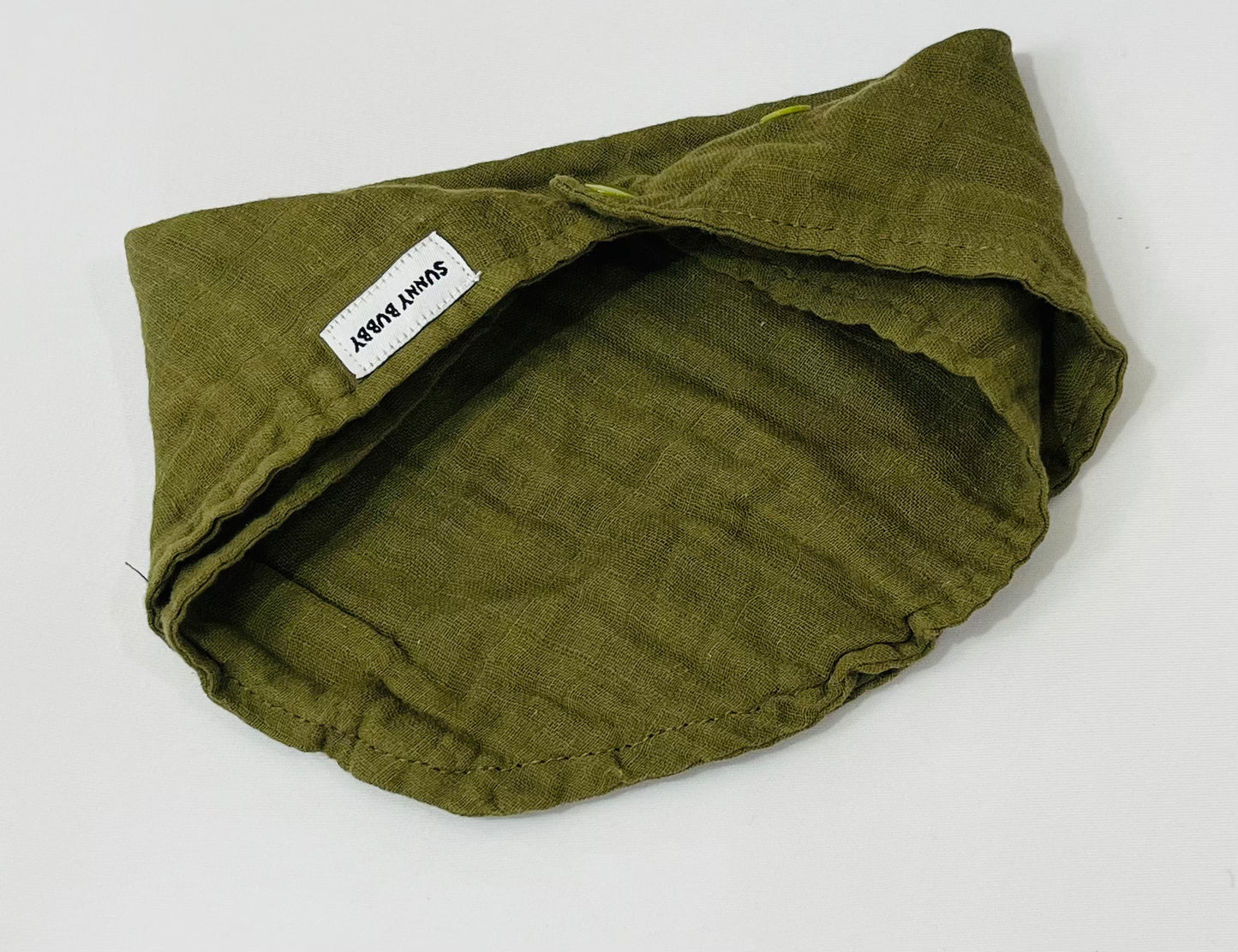 Hunter Green Bandana Bib/Neck Sun Cover