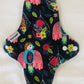 Bloombird Dark Reusable Bamboo Cotton Cloth Pads