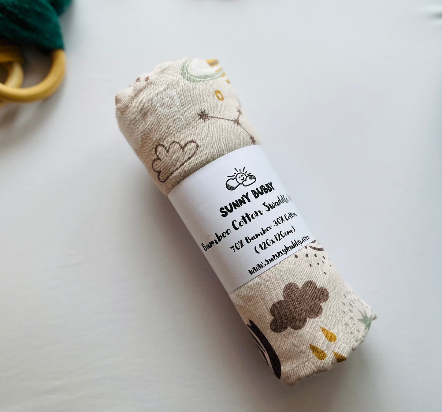 Solar System Bamboo Cotton Swaddle