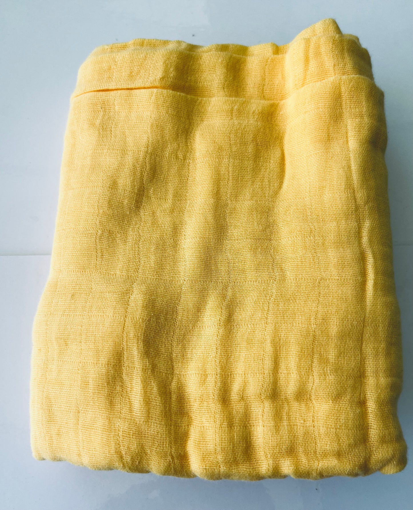 Yellow  100% Muslin Cotton Swaddle