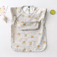 Recycled Polyester Sleeveless Baby Smock Bib with Pocket