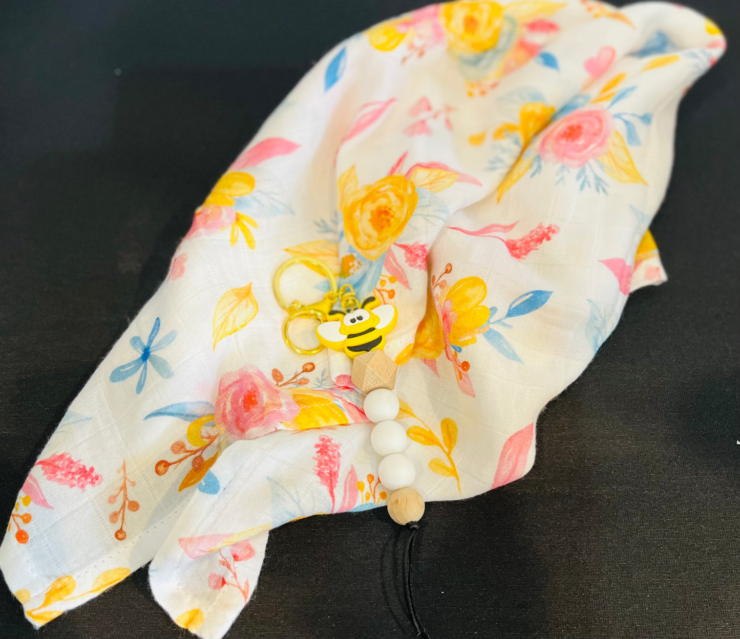 Yellow Roses Bamboo Cotton Cloth